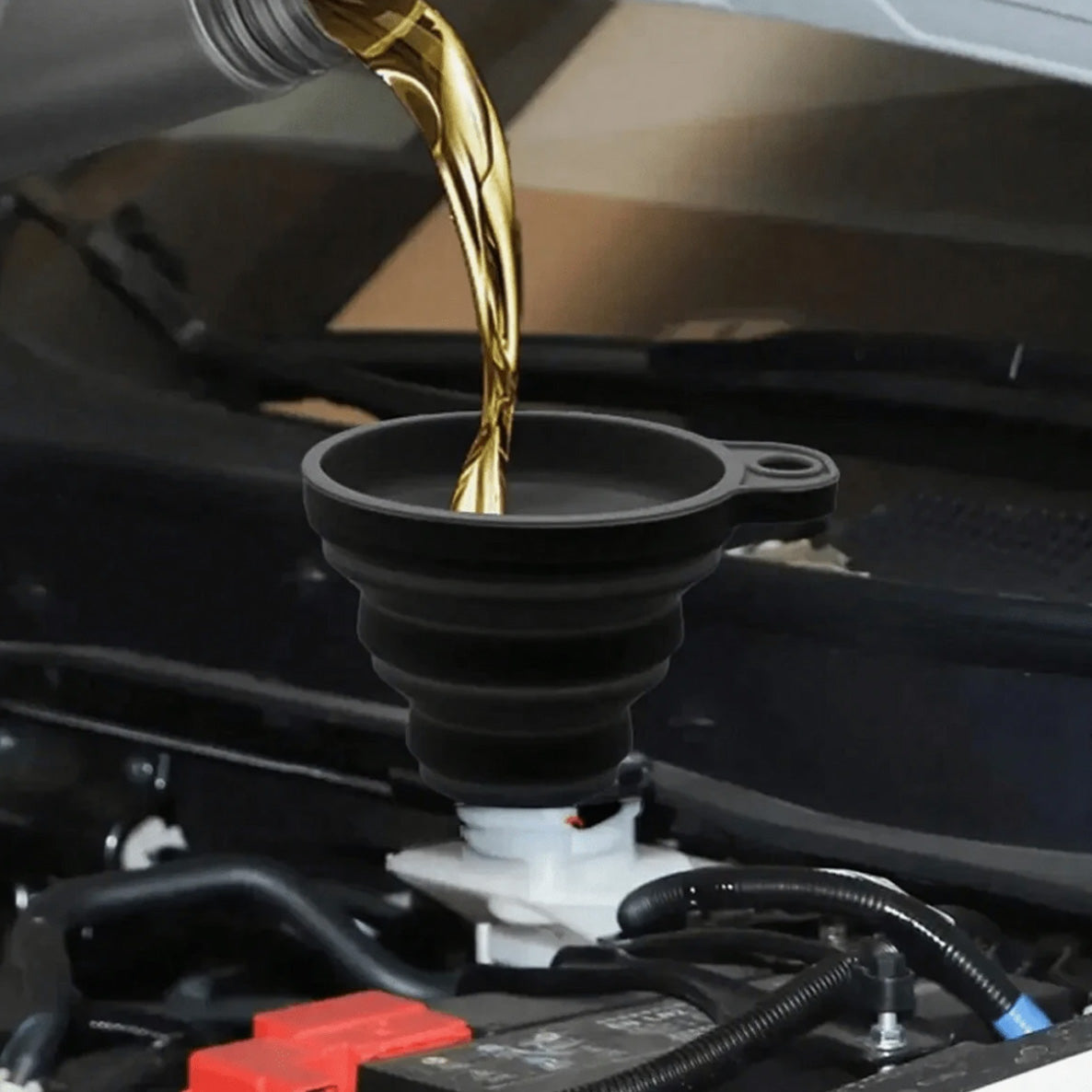 Kompaktowy składany lejek